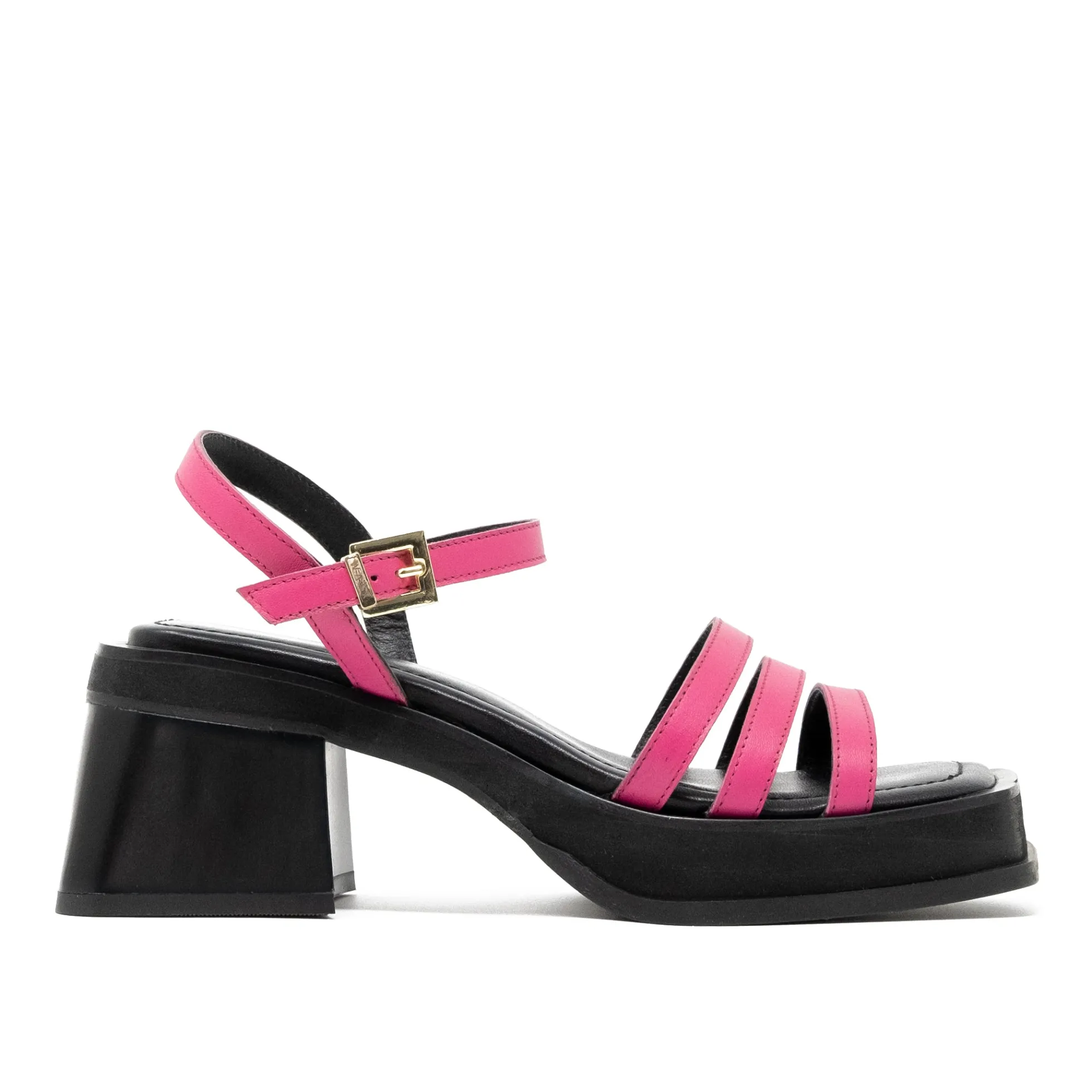 Walk London Lily Ankle Strap Heel Sandal Pink Discount