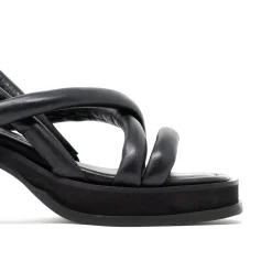 Walk London Lily Padded Heel Sandal Black Sale