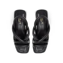 Walk London Lily Padded Heel Sandal Black Sale