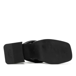 Walk London Lily Padded Heel Sandal Black Fashion