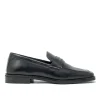 Walk London Luther Penny Loafer Black Cheap
