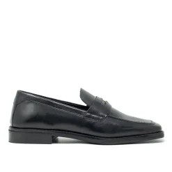 Walk London Luther Penny Loafer Black Cheap
