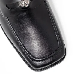 Walk London Luther Penny Loafer Black Cheap