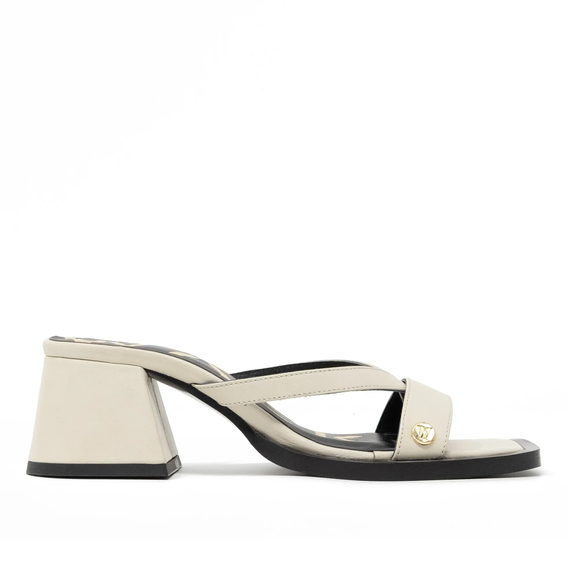 Walk London Maisy Toe Post Heel Sandal Off White Online