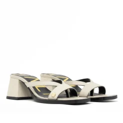 Walk London Maisy Toe Post Heel Sandal Off White Online