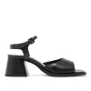 Walk London Maisy Two Part Heel Sandal Black Online