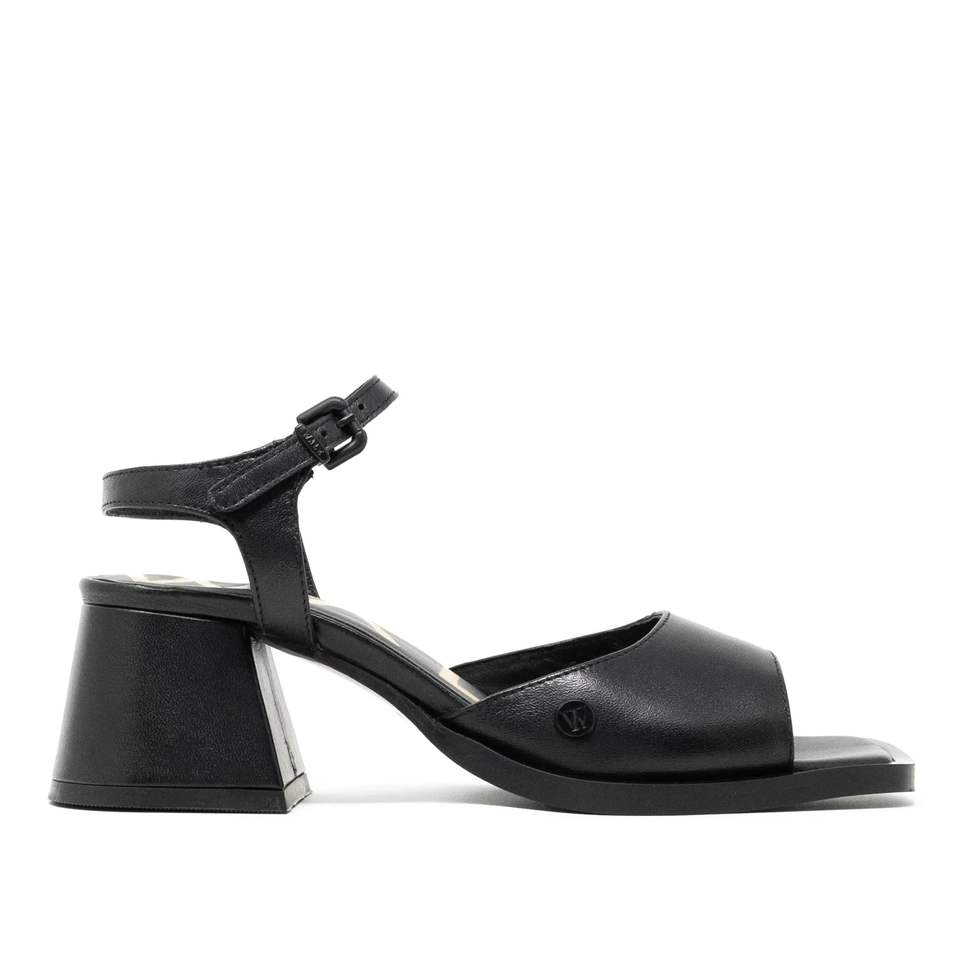 Walk London Maisy Two Part Heel Sandal Black Online