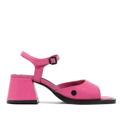 Walk London Maisy Two Part Heel Sandal Pink Discount