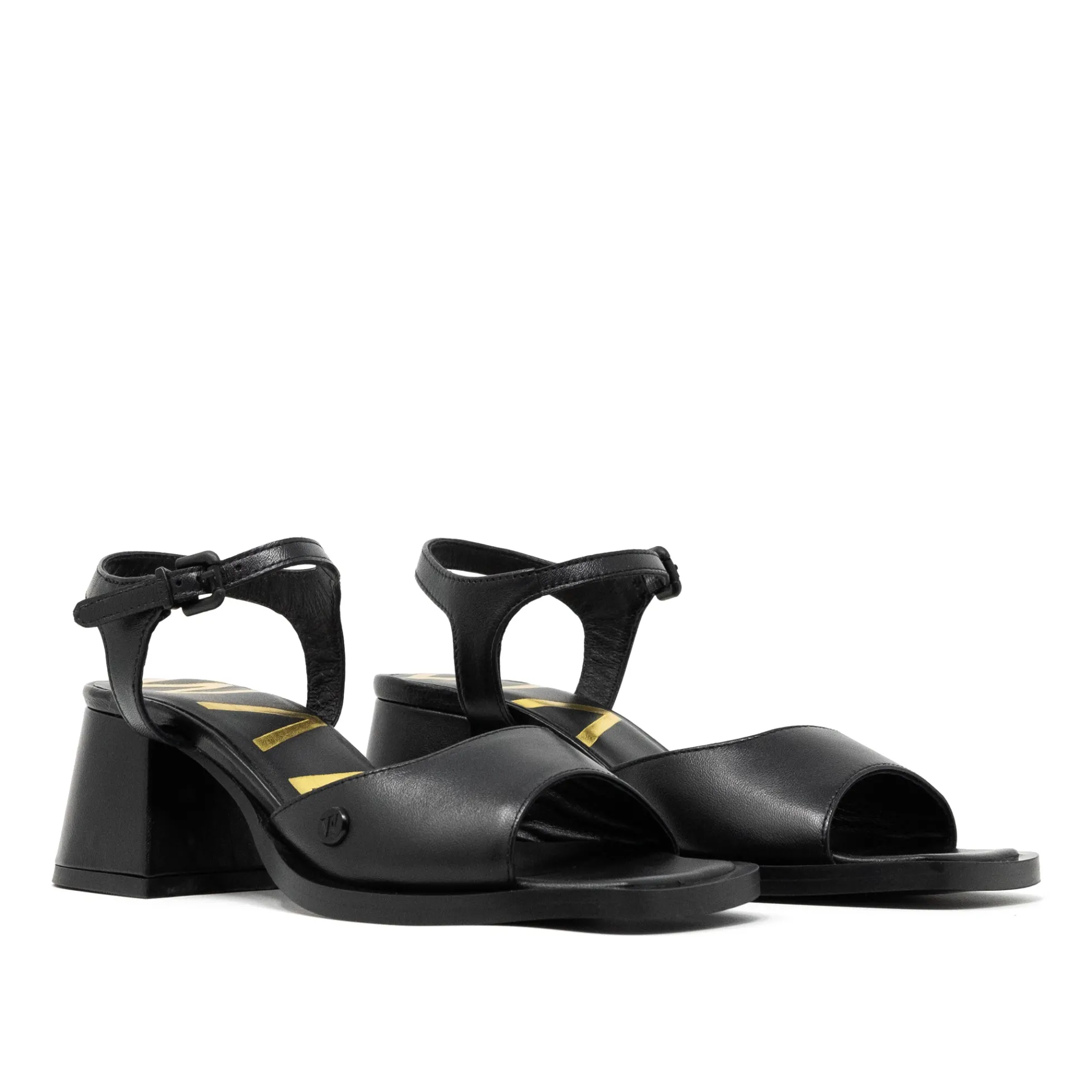 Walk London Maisy Two Part Heel Sandal Black Online