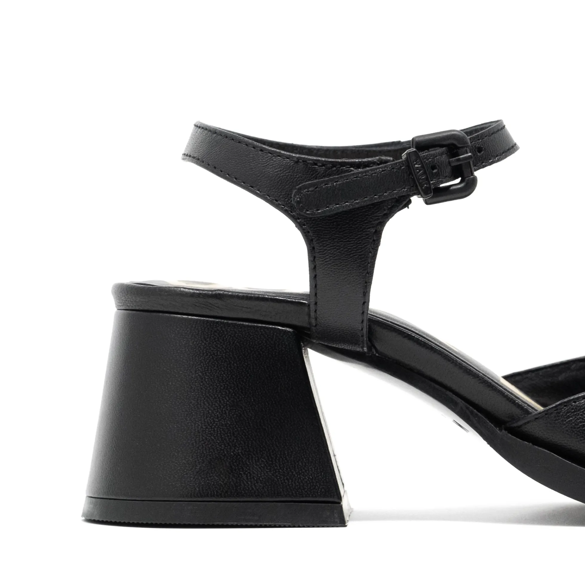 Walk London Maisy Two Part Heel Sandal Black Online