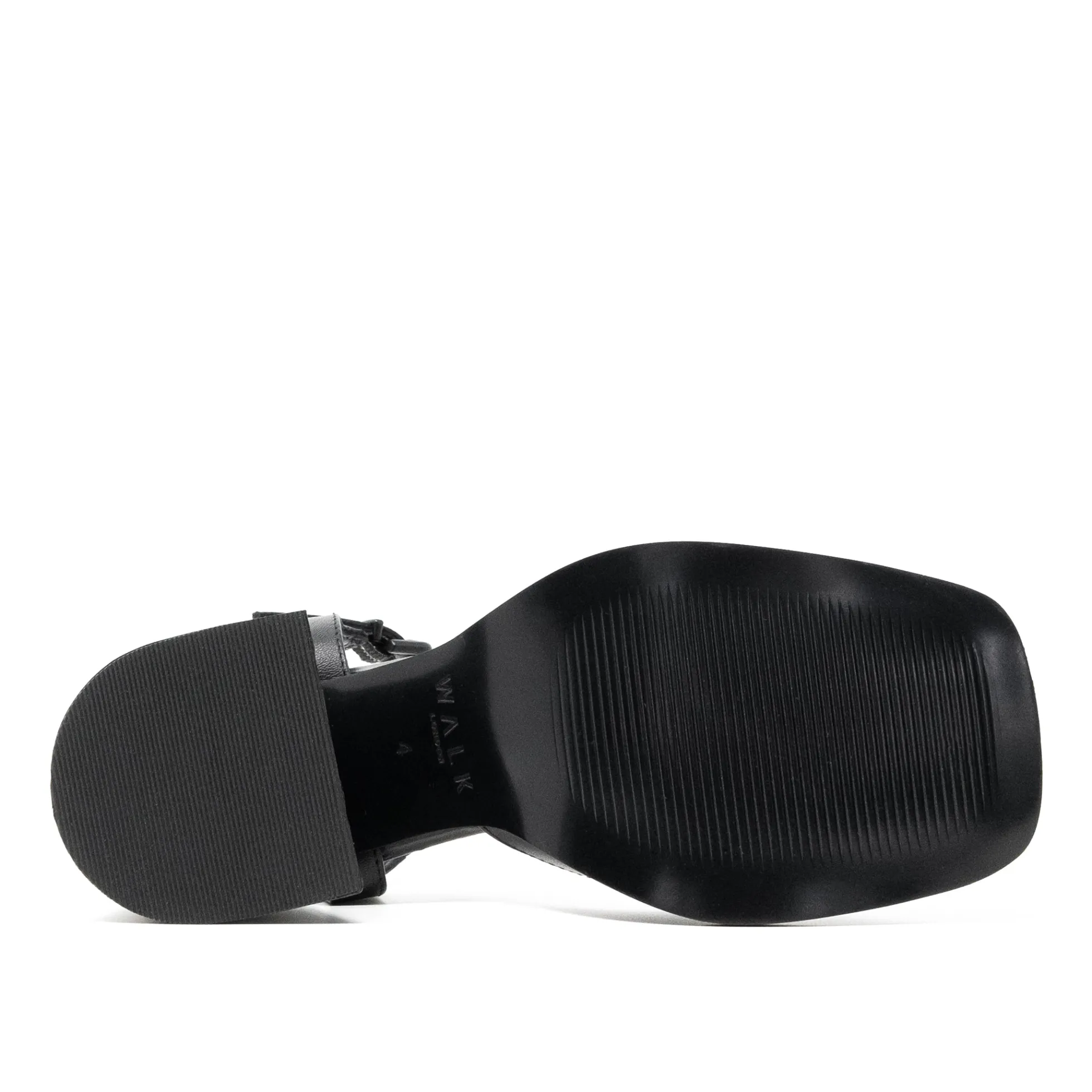 Walk London Maisy Two Part Heel Sandal Black Online