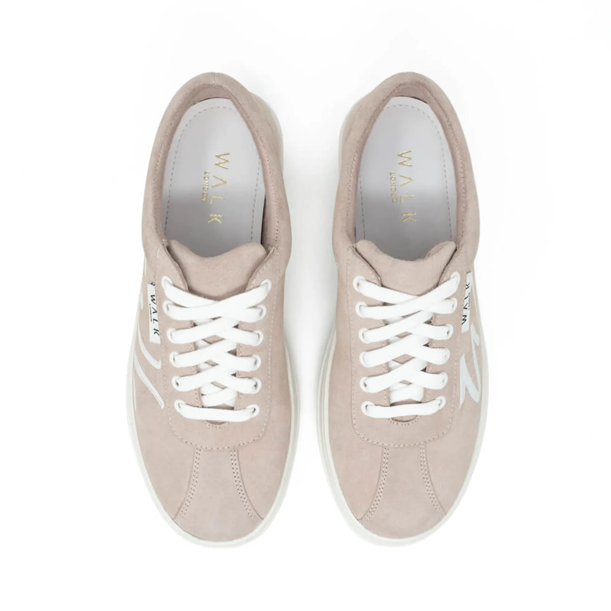 Walk London Malibu Sneaker Lotus Pink Suede Fashion