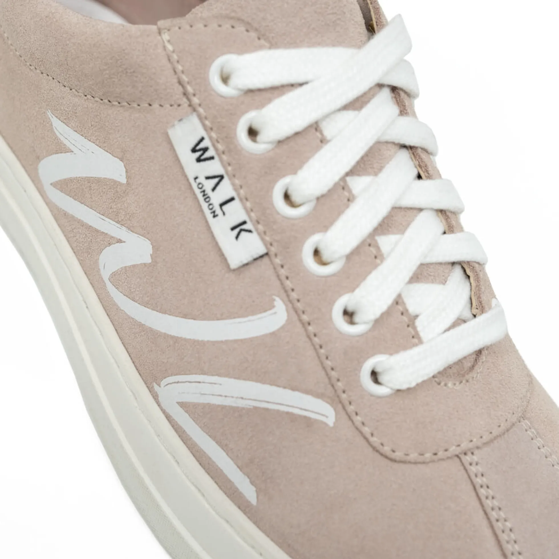 Walk London Malibu Sneaker Lotus Pink Suede Fashion