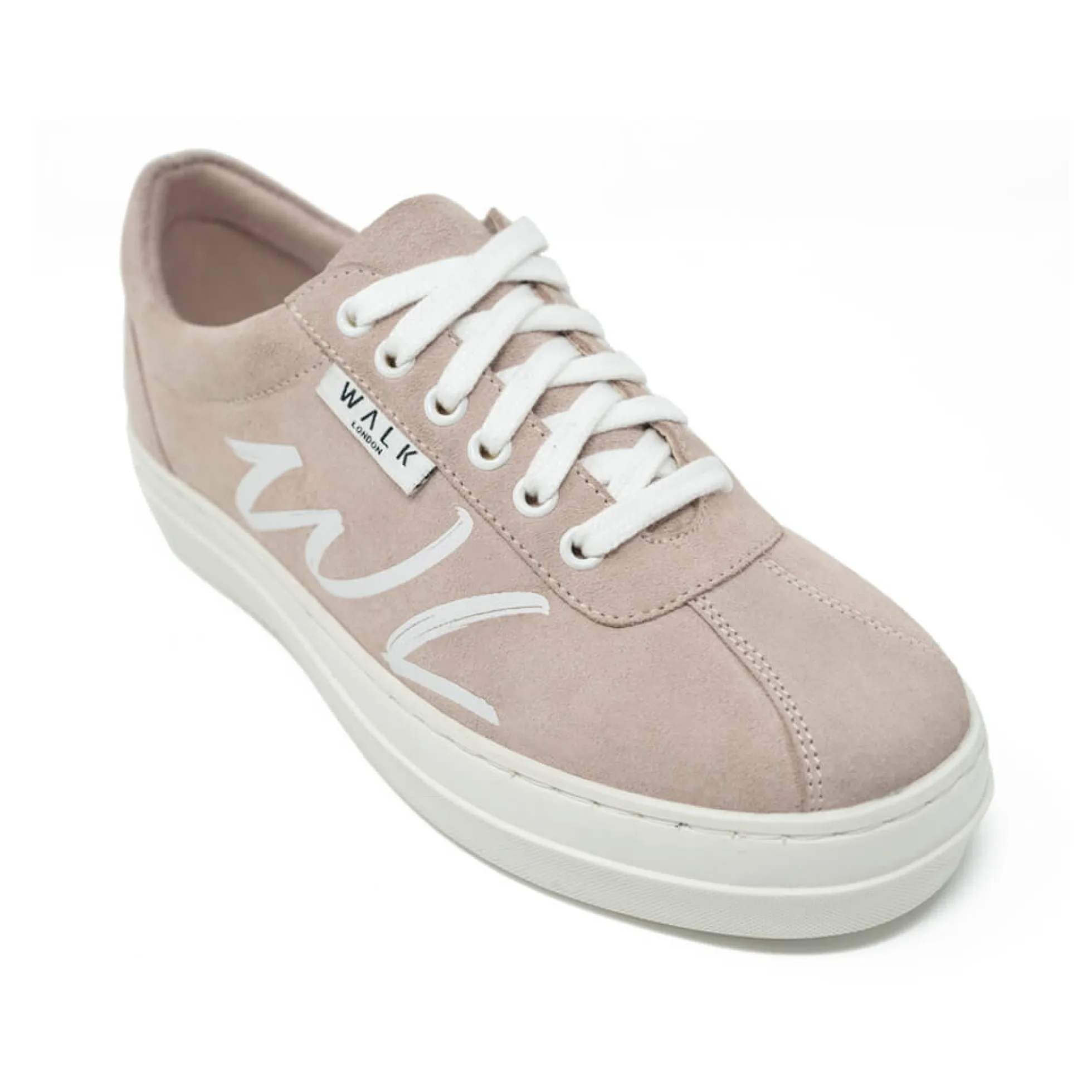 Walk London Malibu Sneaker Lotus Pink Suede Fashion