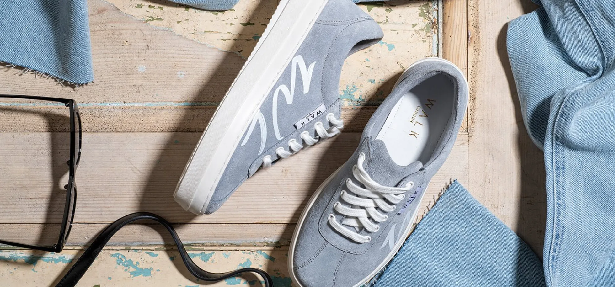 Walk London Malibu Sneaker Glacier Fashion