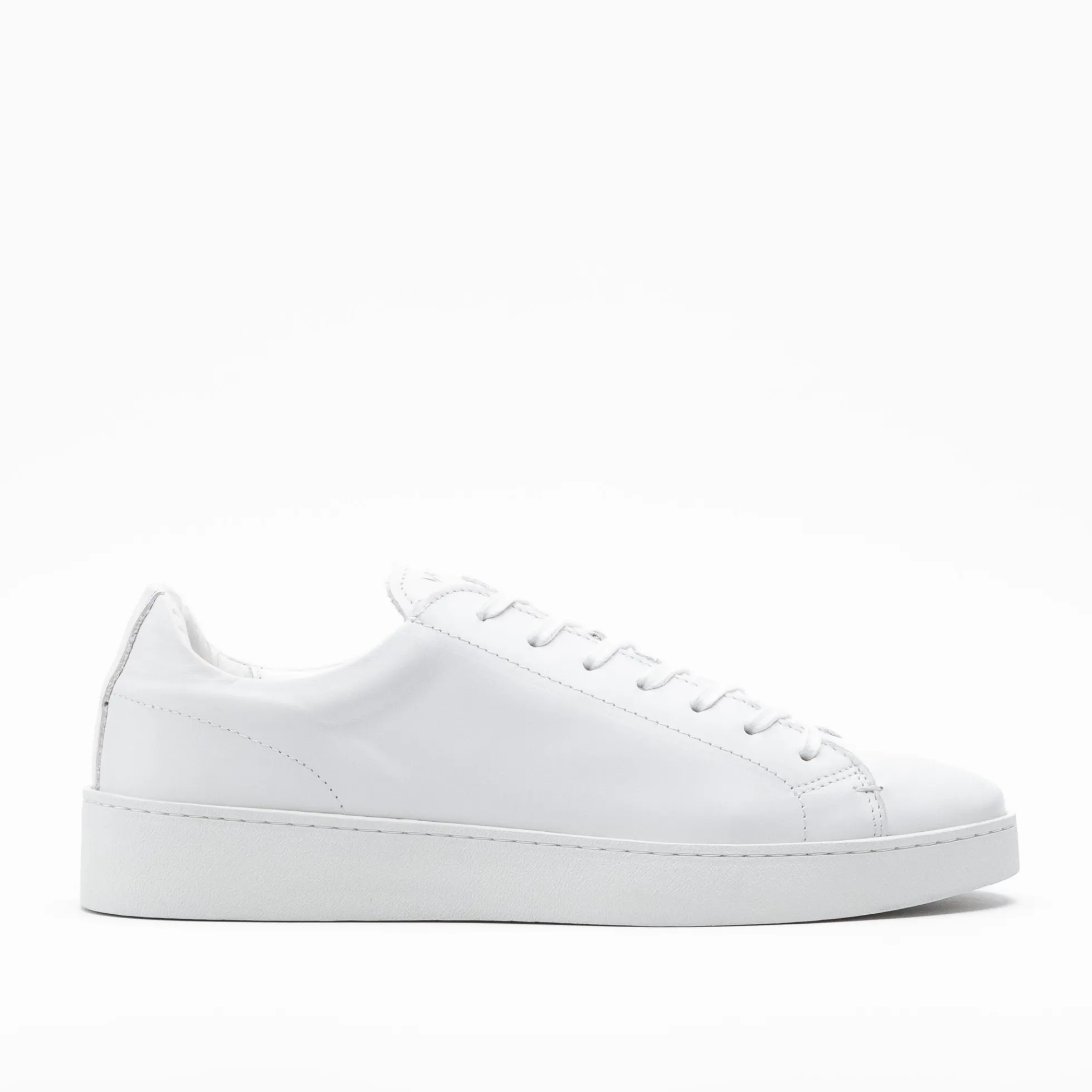 Walk London Marco Trainer White Leather Fashion