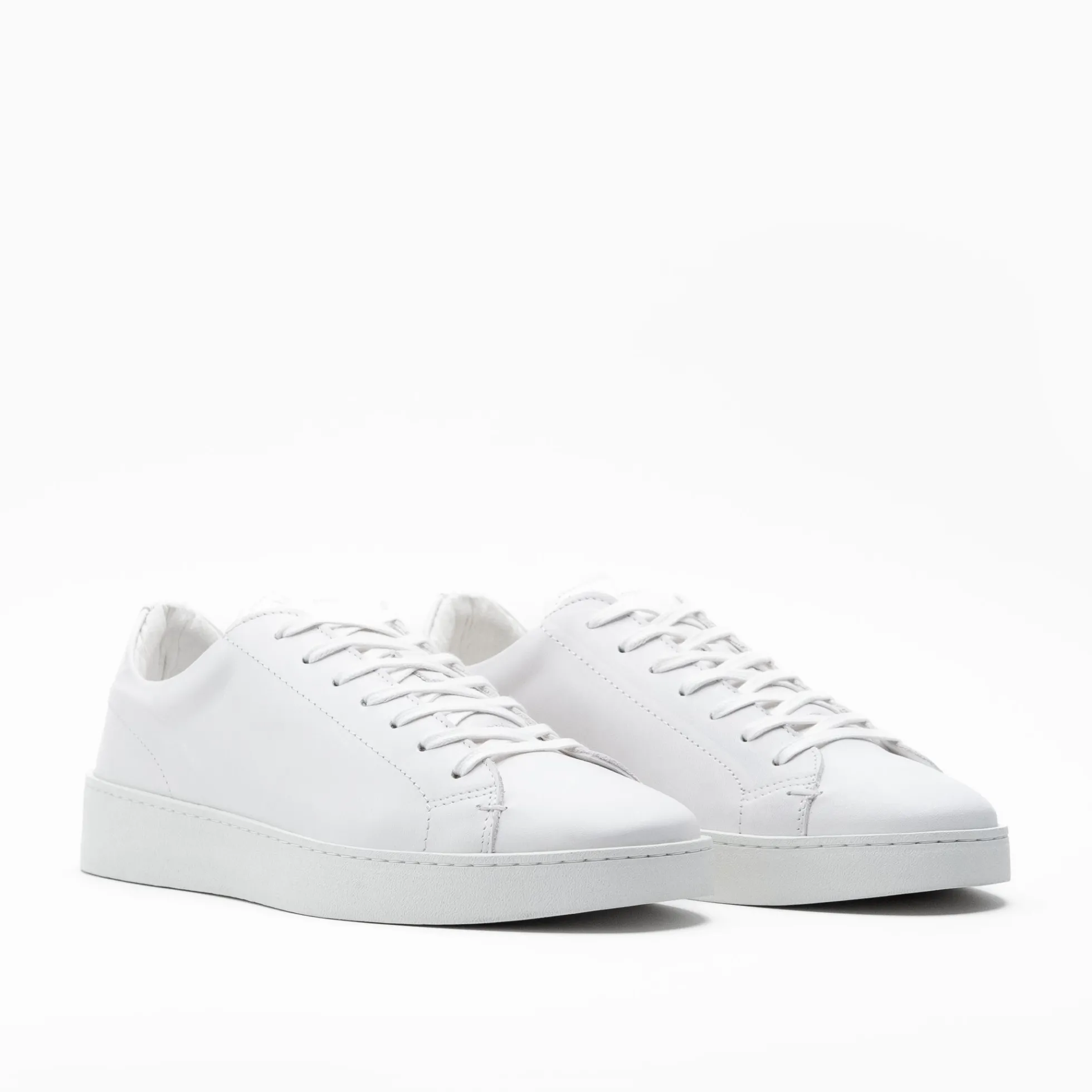 Walk London Marco Trainer White Leather Fashion