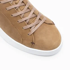 Walk London Marco Trainer Tan Nubuck Discount