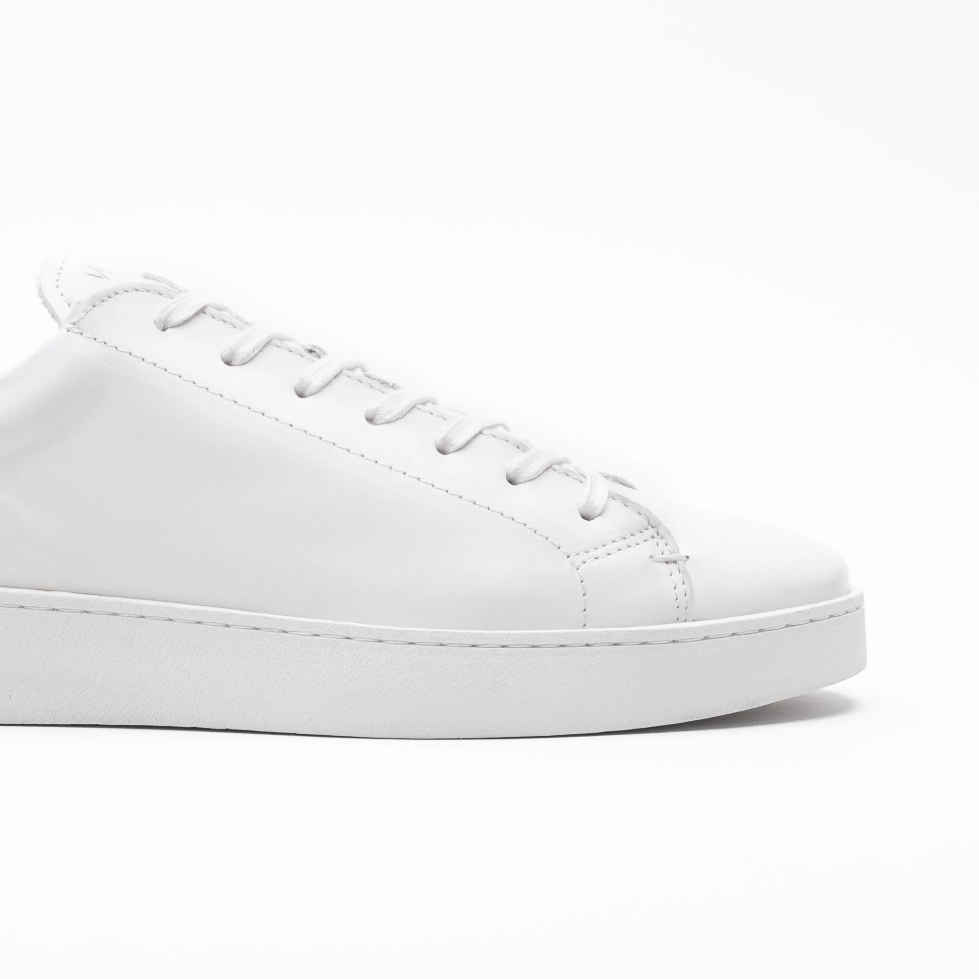 Walk London Marco Trainer White Leather Fashion