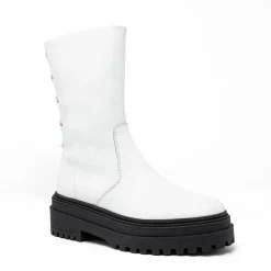 Walk London Margot Boot White Leather Flash Sale