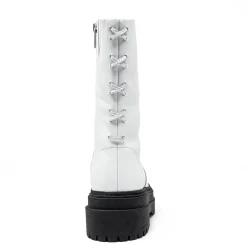 Walk London Margot Boot White Leather Flash Sale