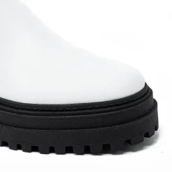 Walk London Margot Boot White Leather Flash Sale