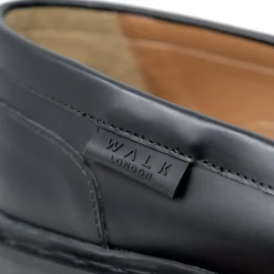 Walk London Milano Chain Loafer Black Best Sale