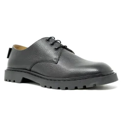 Walk London Milano Derby Shoe Black Hot