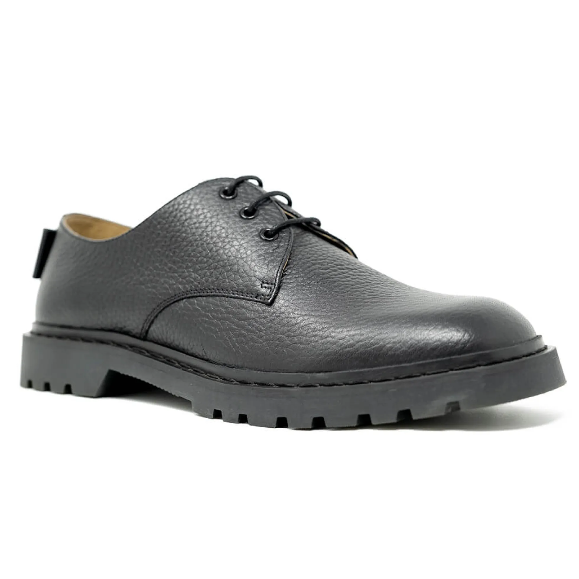 Walk London Milano Derby Shoe Black Hot