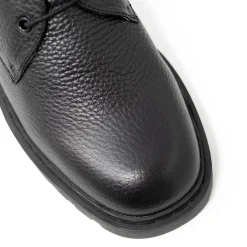 Walk London Milano Derby Shoe Black Hot