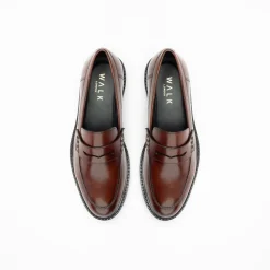 Walk London Oliver Saddle Loafer Brown Shop
