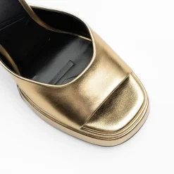 Walk London Phoebe Platform Mule Gold Hot