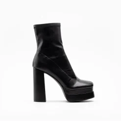 Walk London Phoebe Platform Sock Boot Black Sale