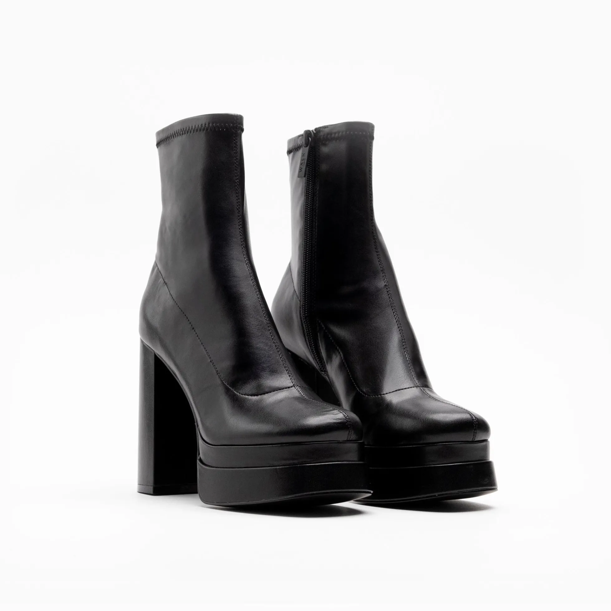 Walk London Phoebe Platform Sock Boot Black Shop