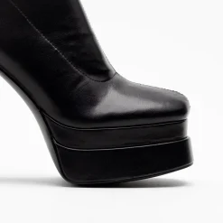 Walk London Phoebe Platform Sock Boot Black Shop