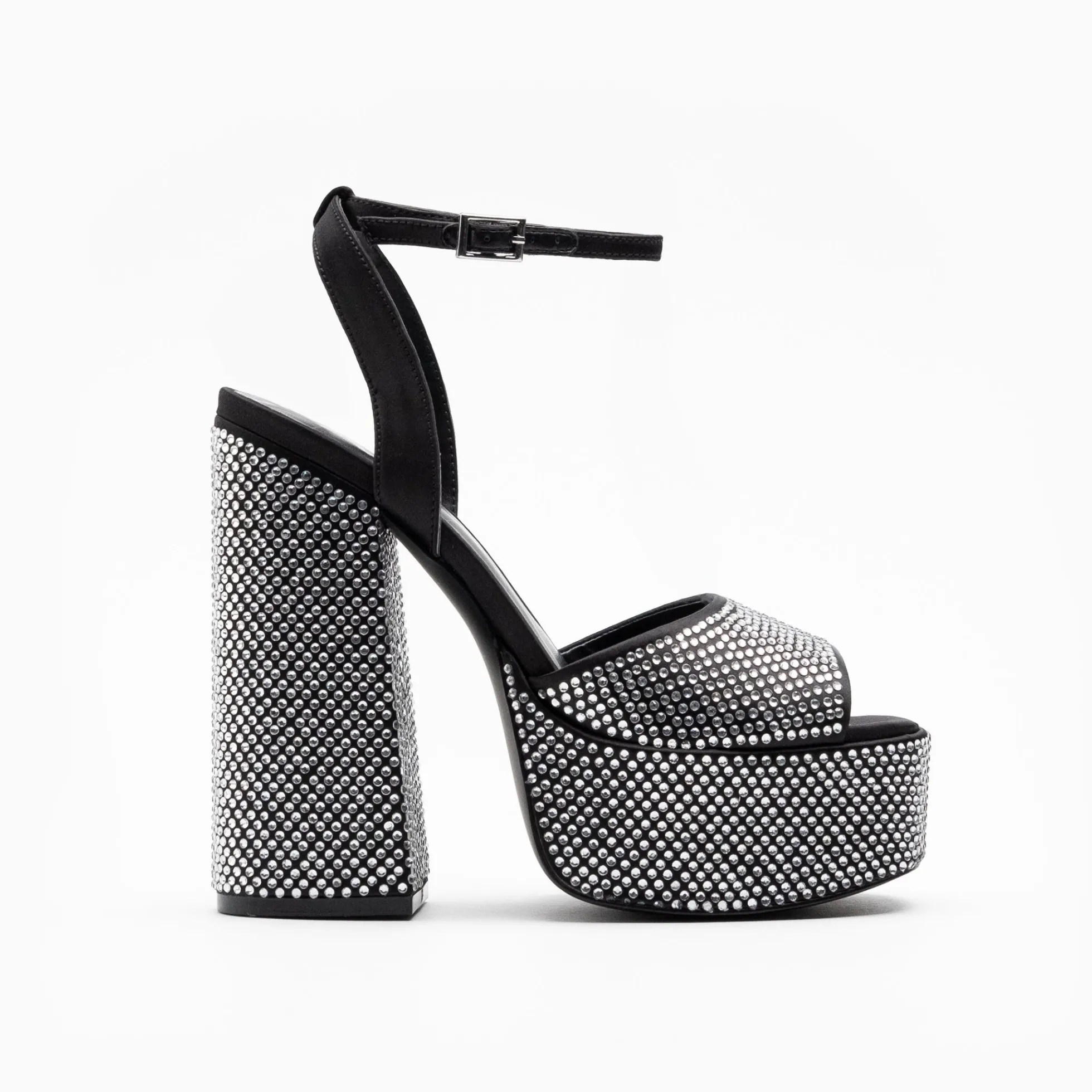 Walk London Phoenix Heeled Platform Sandal Black Store