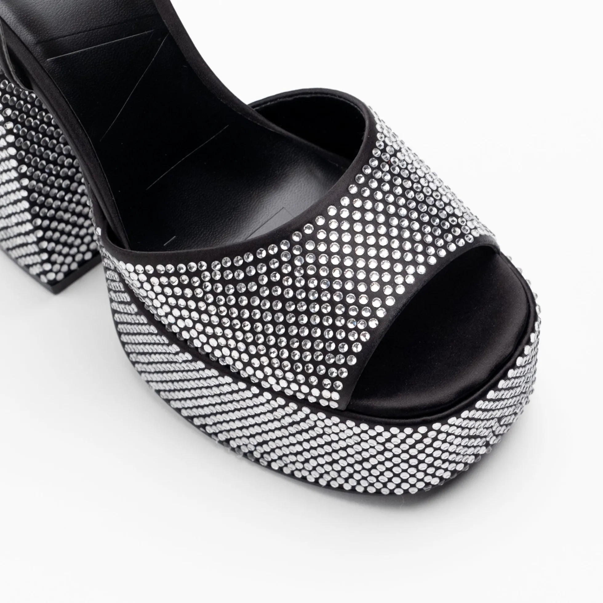 Walk London Phoenix Heeled Platform Sandal Black Store