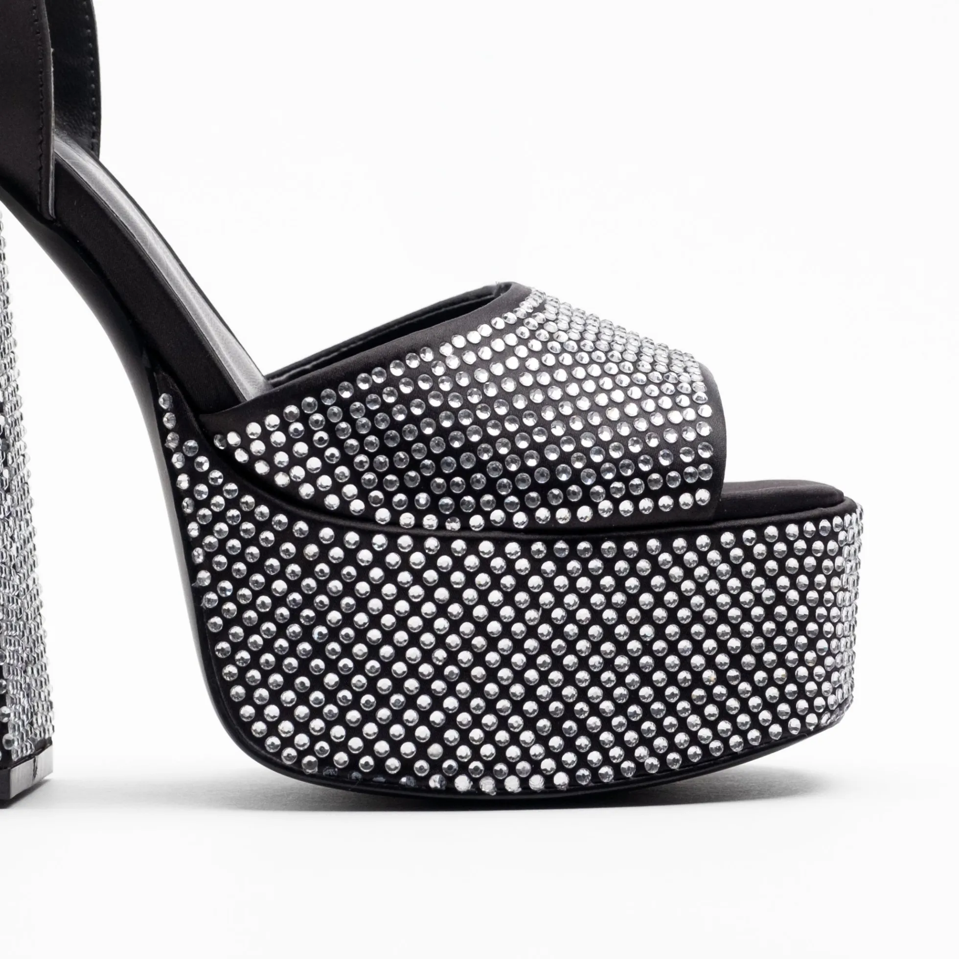 Walk London Phoenix Heeled Platform Sandal Black Store