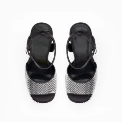 Walk London Phoenix Heeled Platform Sandal Black Store
