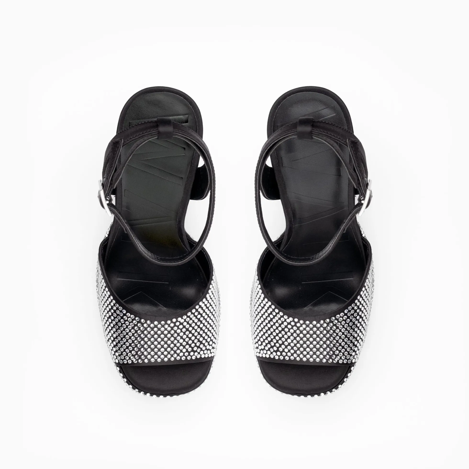 Walk London Phoenix Heeled Platform Sandal Black Store
