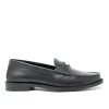 Walk London Rhea Penny Loafer Black New
