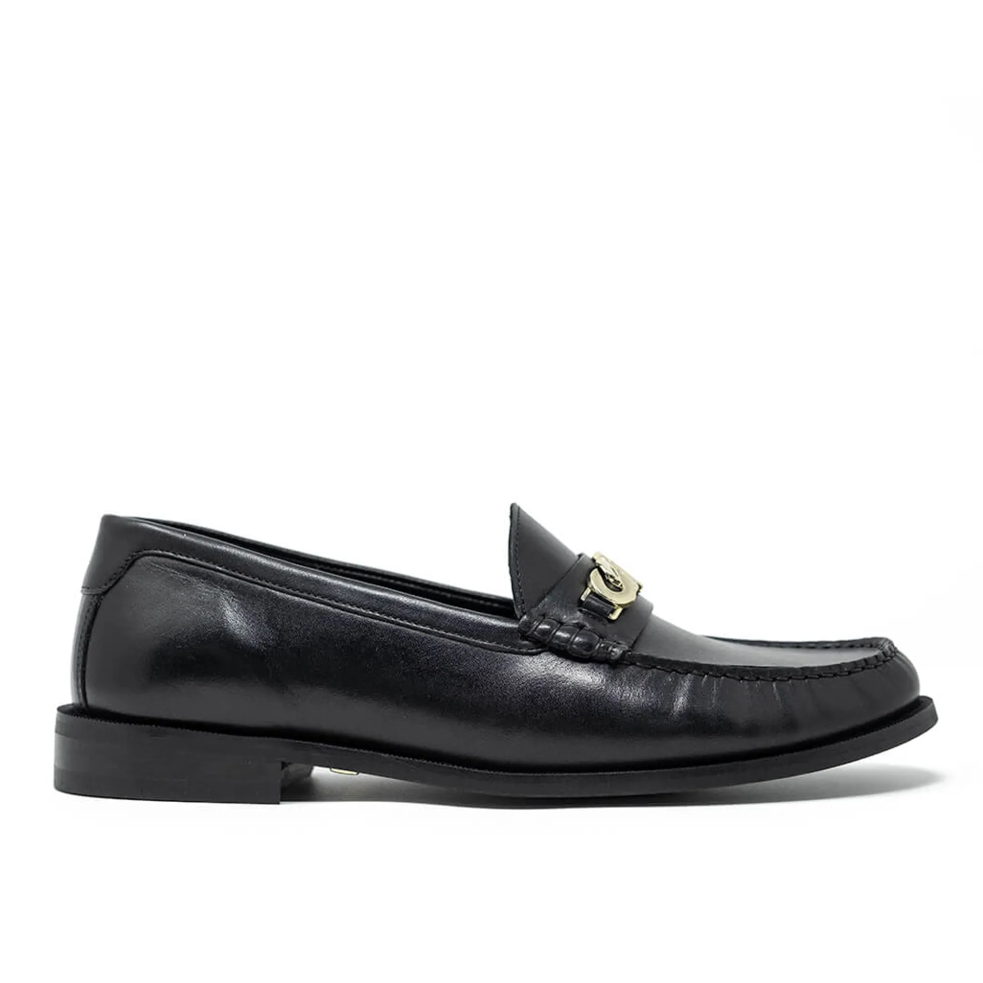 Walk London Riva Chain Loafer Black Outlet