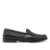 Walk London Riva Saddle Loafer Grey Leopard Store