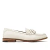 Walk London Riva Tassel Loafer Off White Leather Discount