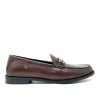 Walk London Riva Trim Loafer Brown Leather Fashion
