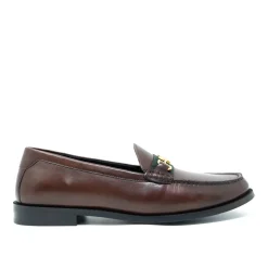Walk London Riva Trim Loafer Brown Leather Fashion