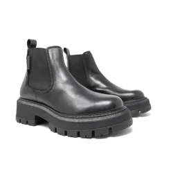 Walk London Roxy Low Chelsea Boot Black Hot