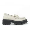 Walk London Roxy Mono Trim Loafer Off White Online