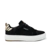 Walk London Sahara Sneaker Black / Zebra Discount