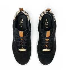 Walk London Sahara Sneaker Black / Zebra Discount